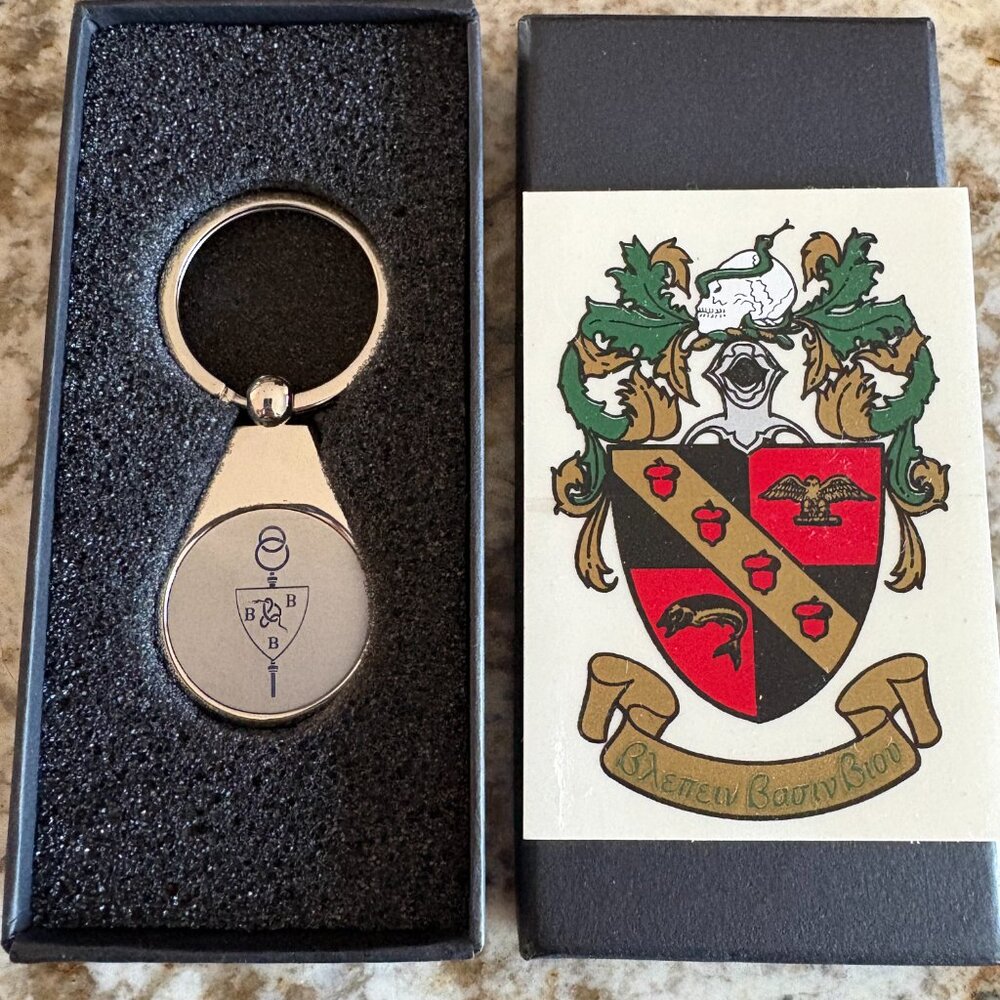 BBB Tribeta Coat Of Arms Keychain & Decal Biological Honor Society
